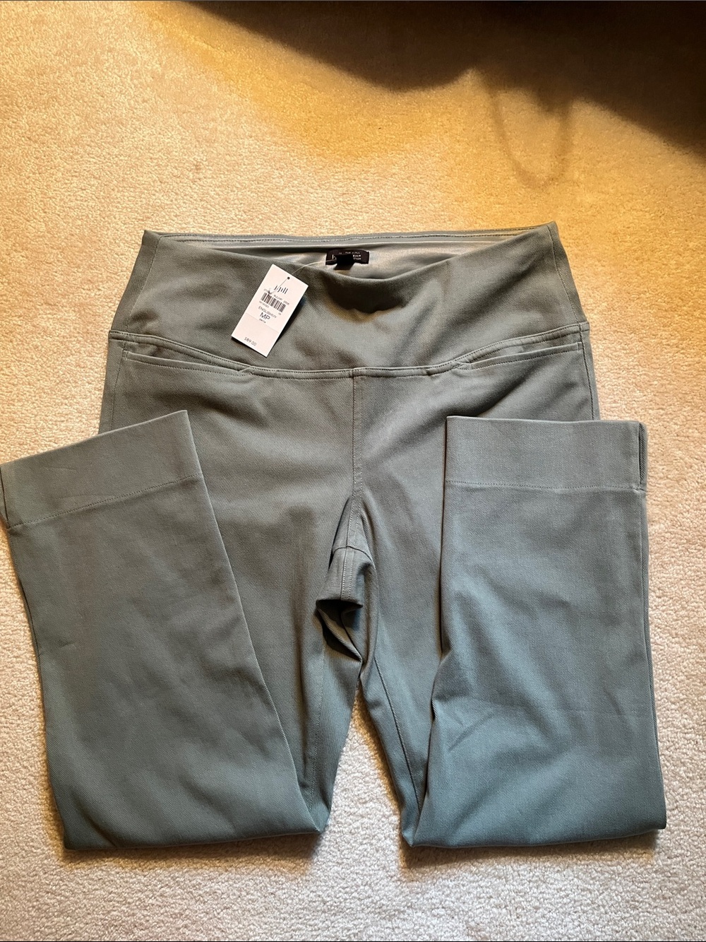 NWT J Jill  Olive Green wearever pants size PM